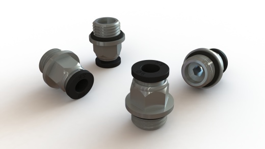 直通接头气管快插接头连接器RETO P TUBO 6MM (MACHO BSP 1-4-19)缩略图